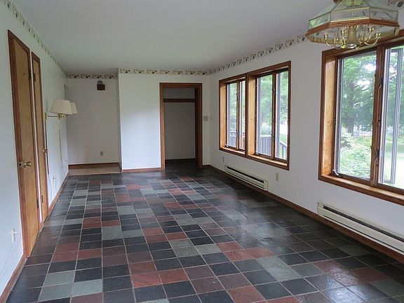 Dining/LR, slate tile floor