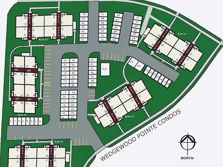 Wedgwood Pointe Condos map (There is only one e in Wedgwood)