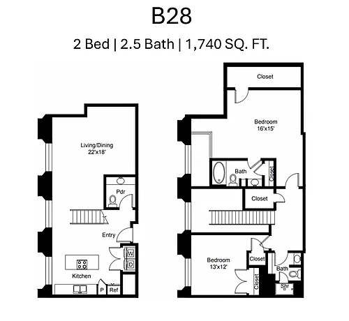 Floor plan B28
