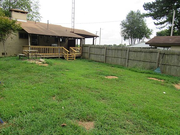 Fenced in back yard