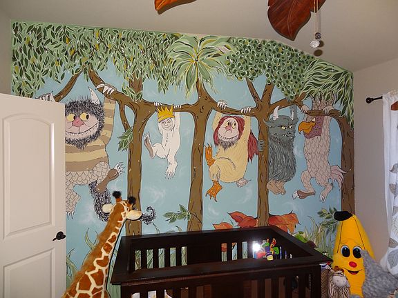3rd Bedroom Custom Nursury Wall Painting