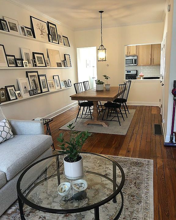 Living, Dining, to Kitchen