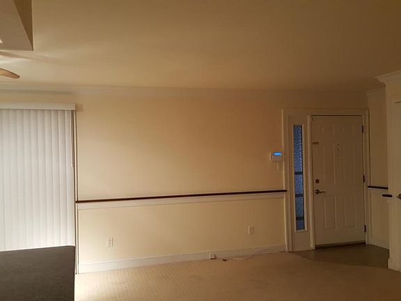 Once inside, if you turn around, you can see the entrance and living room.