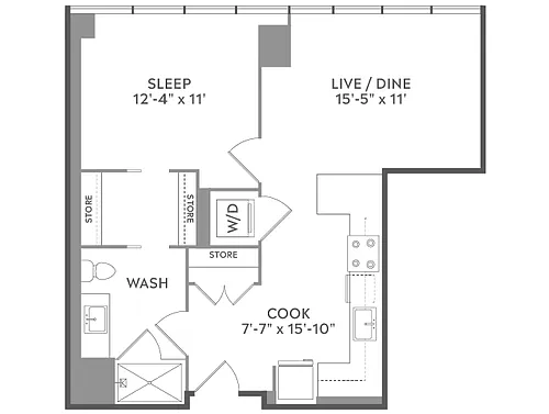 Floor plan A3a