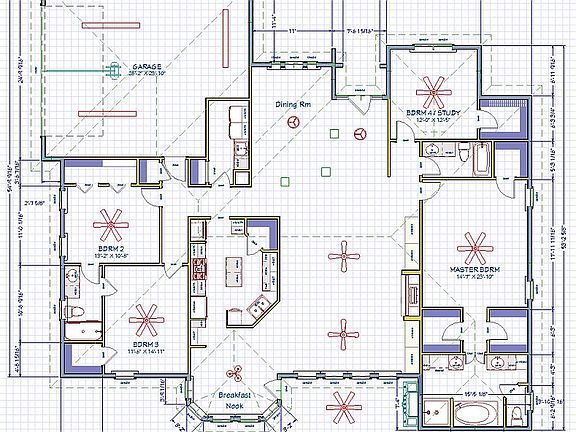 Floor Plan w/ DIMS