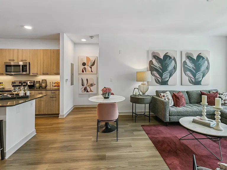 Feel right at home in this stylish open-concept layout.
