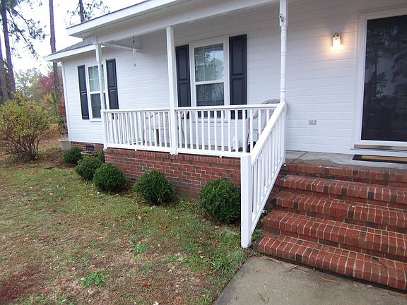 Freshly Painted Front Porch