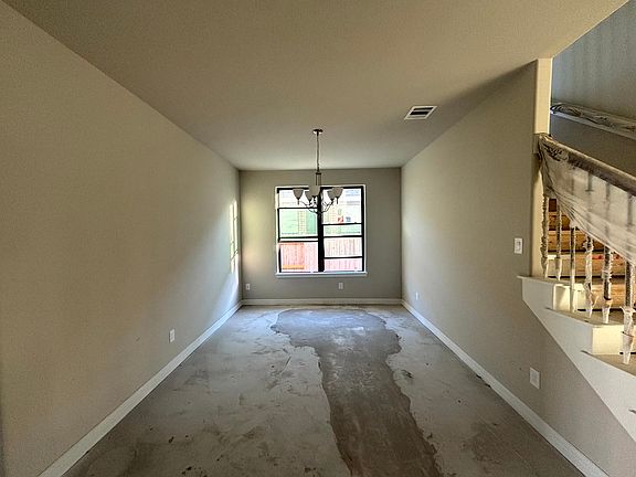 Construction progress - formal dining room