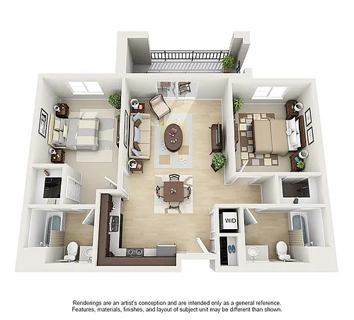 Floor plan 2B