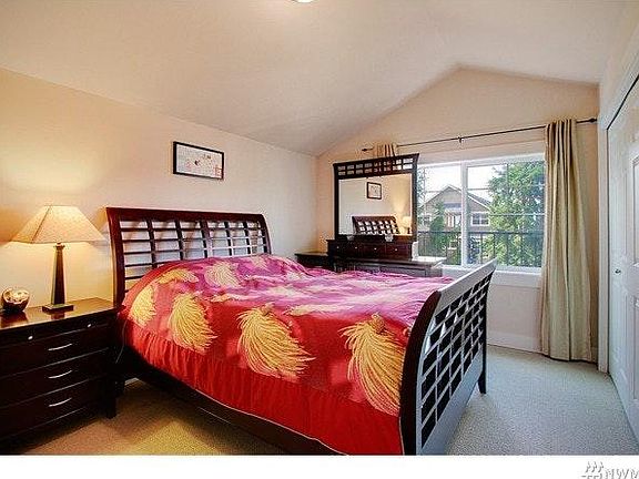 Master Bedroom with vaulted ceilings
