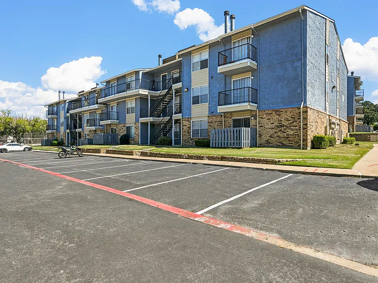 Our beautiful community with parking spaces