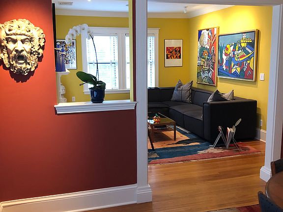 Living room thru dining room
