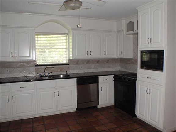 kitchen with granite counters