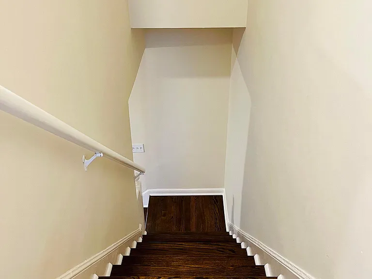 Renovated stairs to the second story