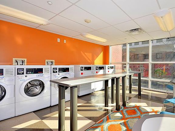 Laundry room on every other floor
