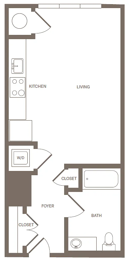 Floor plan Studio-A