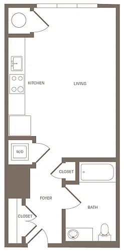 Floor plan Studio-A