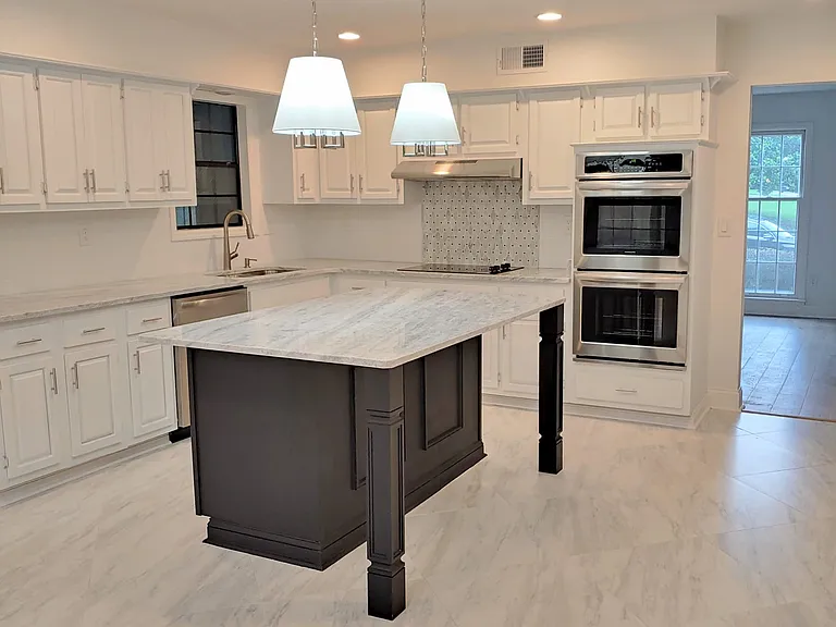 New kitchen counter tops.