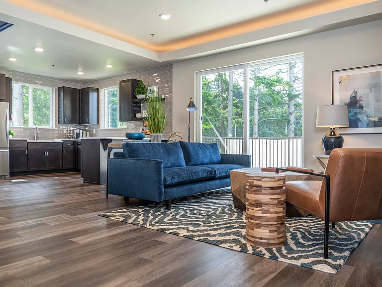 1500 Orchard Resident's Lounge and Clubhouse Kitchen