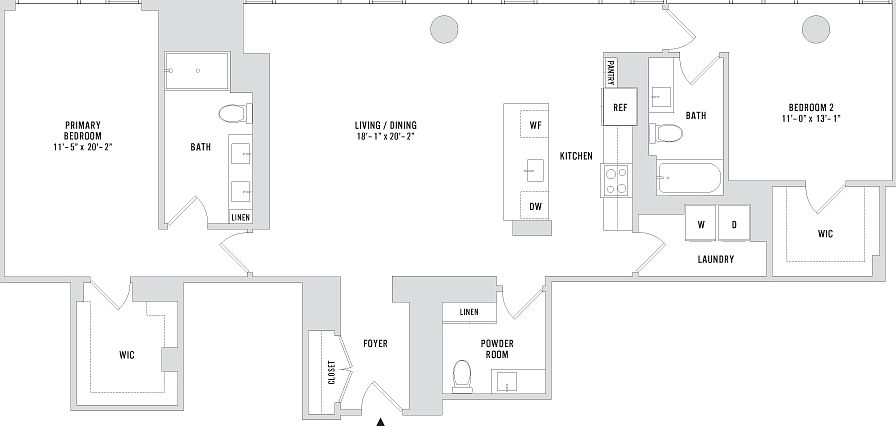 1st image of 343 W Wolf Point Plz #5604