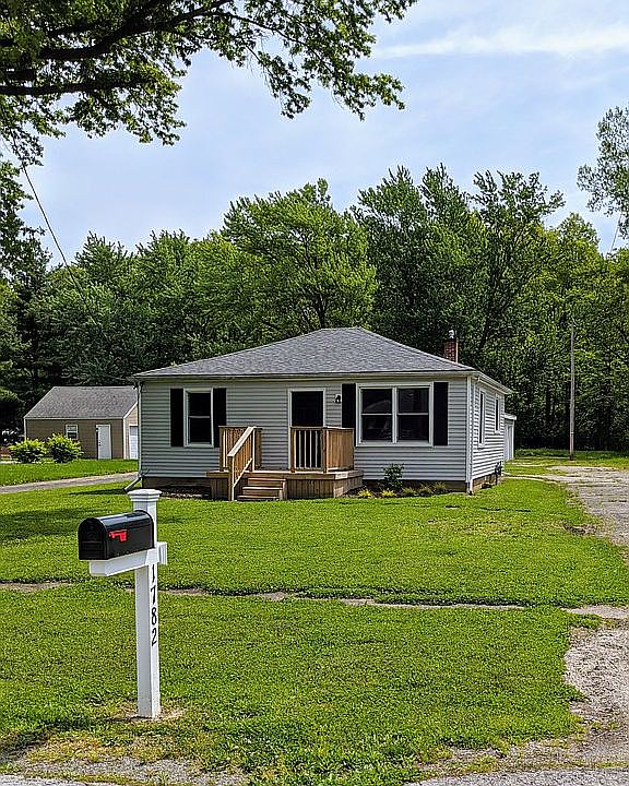 Front view from road