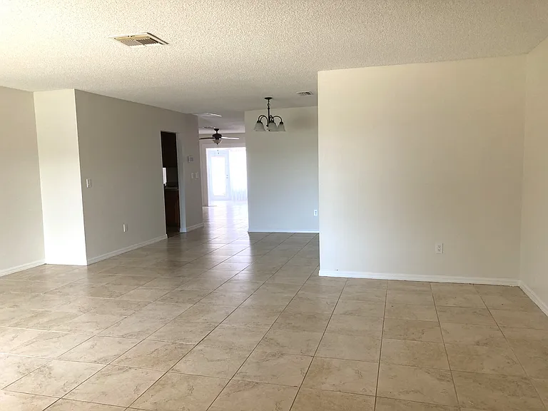 View from Living room into Dining room