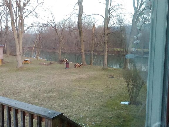 View from kitchen windowporch