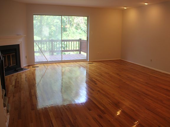 Hardwood Freshly finished