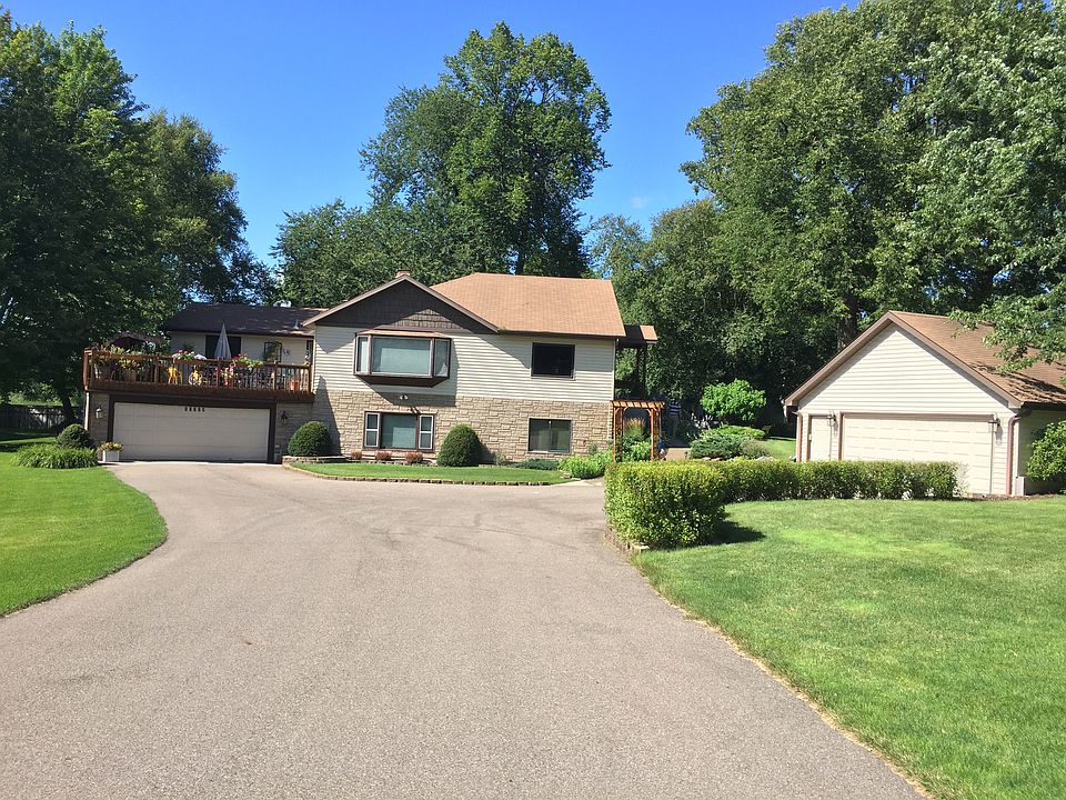 Two separate large garages