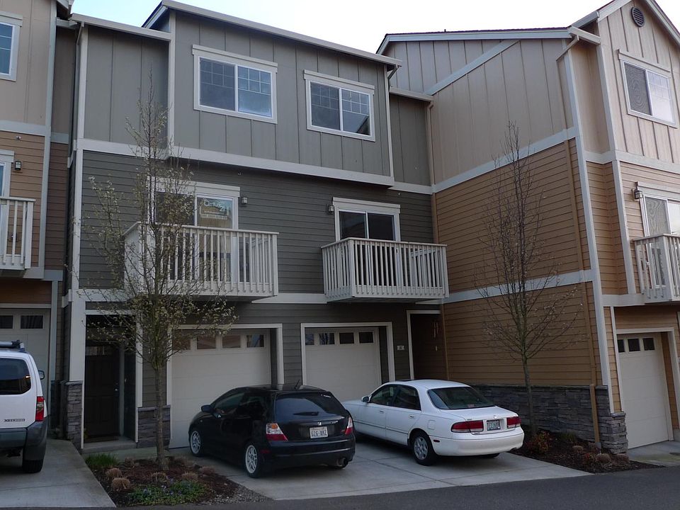 Front view of the townhouse