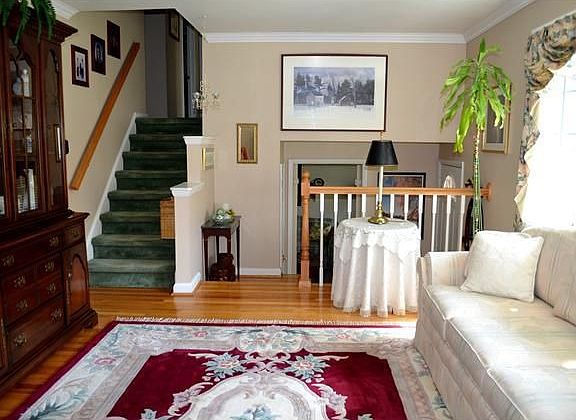Living room looking toward the foyer and 2nd floor