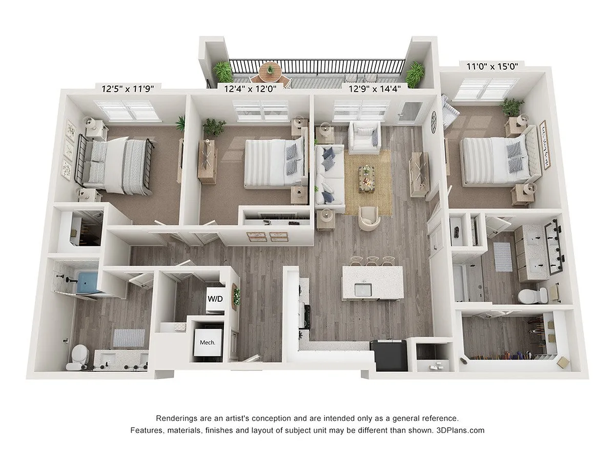 Floor plan The Magnolia