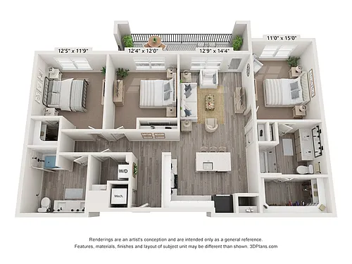 Floor plan The Magnolia
