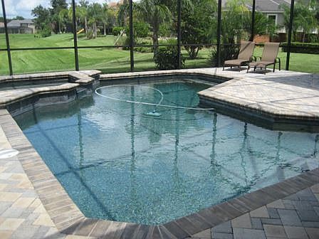 brick paved pool 