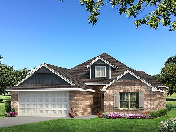 Homes by Taber Hunter Brick Elevation - Navy Blue