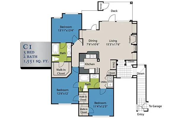 Floor plan C1