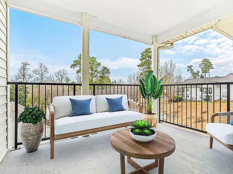 Balcony perfect for hosting