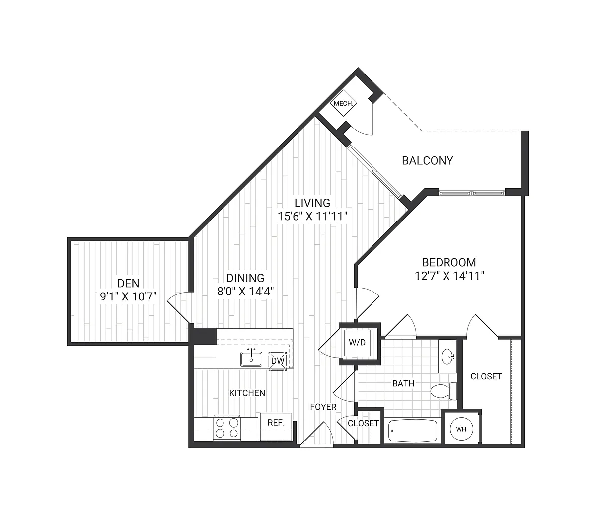 Floor plan Meridian - A5