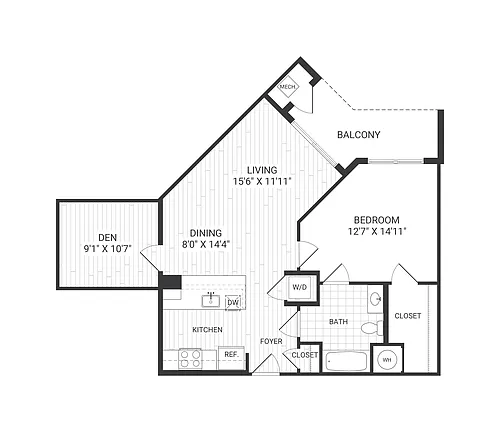 Floor plan Meridian - A5