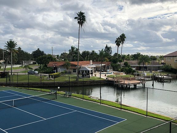 The tennis court