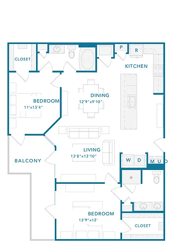 Floor plan C2