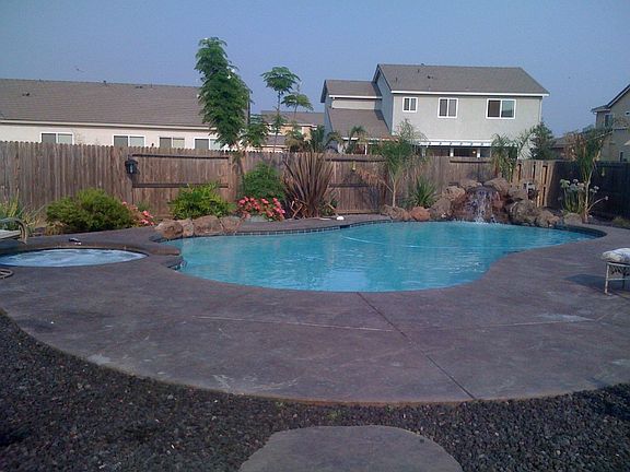 Great in Ground Pool With Waterfall
