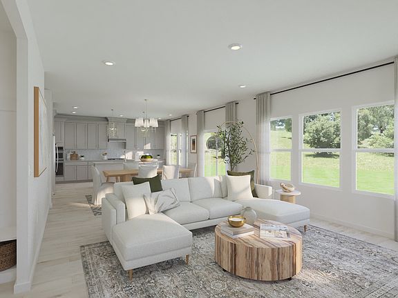 Spend family movie nights in the spacious great room.