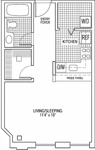 Floor plan Studio