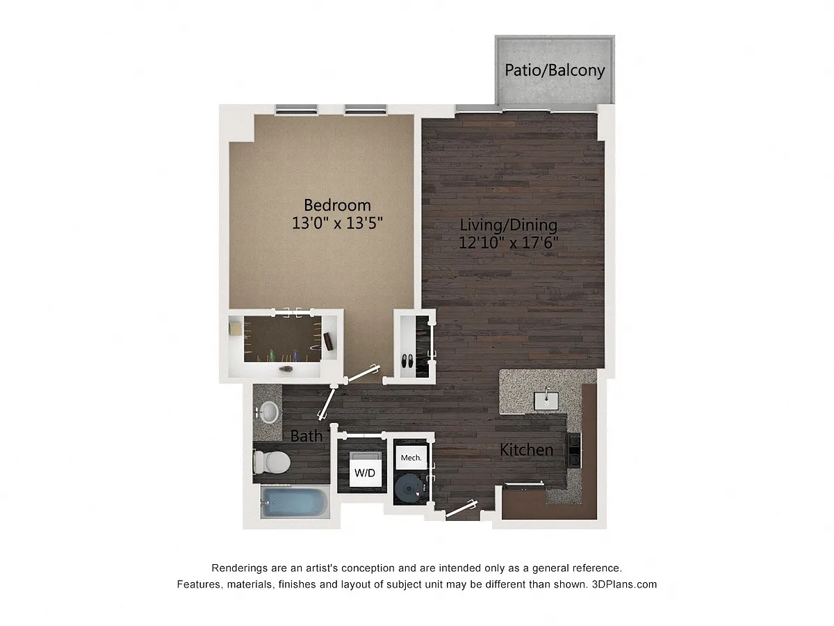 Floor plan B7C