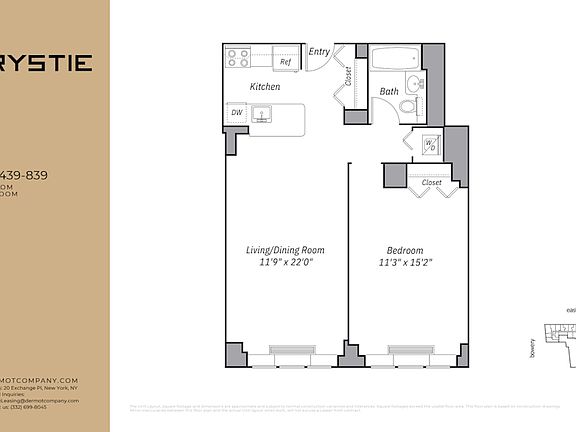 2nd image of 229 Chrystie St APT 739