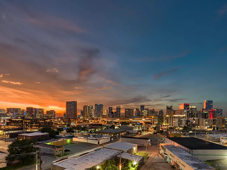 Downtown Nashville lights up at dusk, just minutes from your front door.
