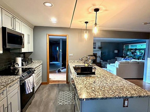 Kitchen looking north