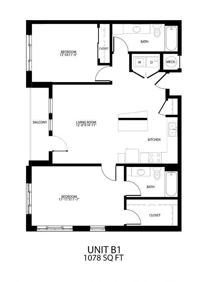 Floor plan B1