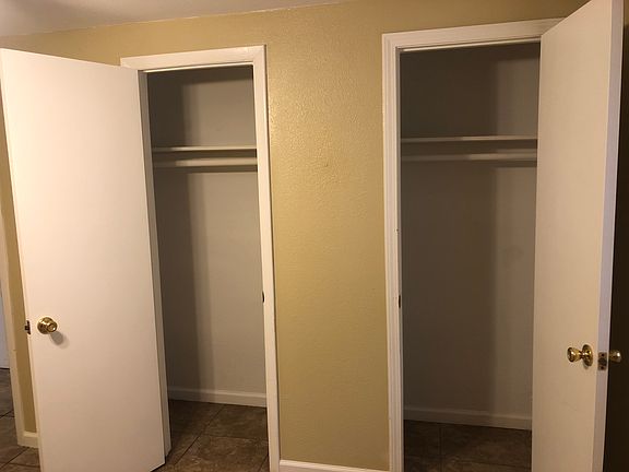 Bedroom 1 has 2 closets and ceiling fan light for your comfort.